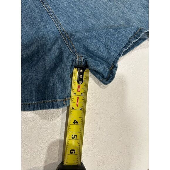 Universal Thread Womens dress Size S Sleeveless Button Up Blue Chambray Denim - Picture 8 of 9